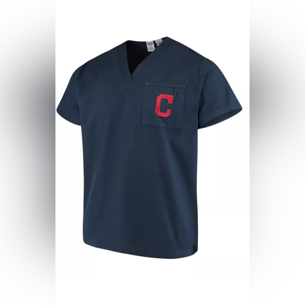 Cleveland Indians Concepts Sport Genuine MLB Merchandise Scrub Top Men's M